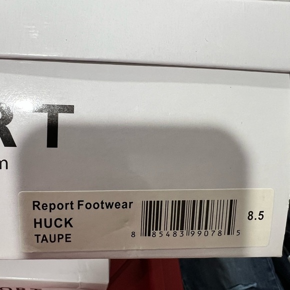 Report brown taupe med tall boots‎ women’s HUCK 8.5 8 1/2 NEW NIB - Picture 5 of 5